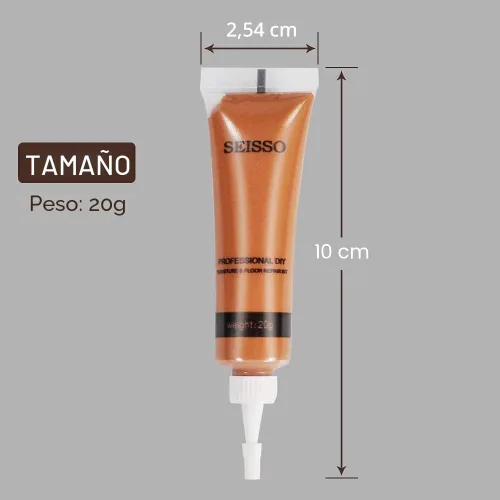 Vista 3 de SEISSO Kit de reparación de madera, pintura de retoque de madera, restaura cualquier tinte de madera para muebles de madera, 12 colores, cubierta