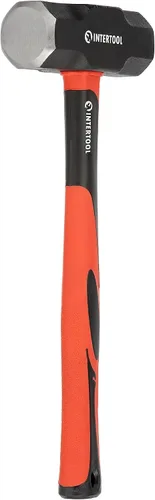 Vista 4 de INTERTOOL Mini martillo de trineo de 3 libras, martillo de perforación/grieta para babosas, martillo pequeño, resistente, con mango antideslizante