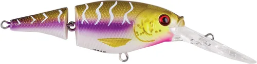Vista 7 de Berkley Flicker Shad Jointed Fishing Hard Bait Negro plateado