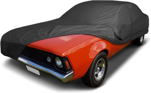 Vista 27 de iCarCover Funda de automóvil personalizada de alta calidad para AMC Ambassador 1965-1973, resistente, impermeable, para todo tipo de clima, lluvia