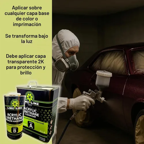 Vista 9 de LiME LiNE 4 onzas de concentrado de caramelo transparente, pintura automotriz a base de solvente (Azul caramelo 4 onzas)