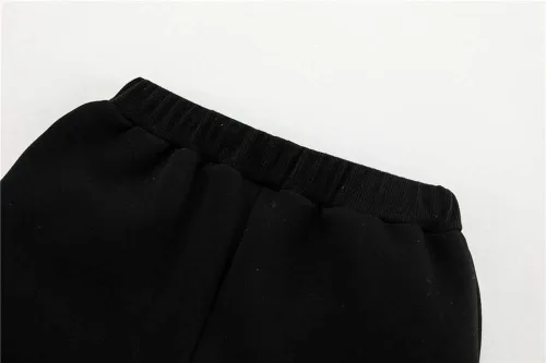 Vista 4 de UNACOO Pantalones casuales suaves y cálidos con forro polar Sherpa para niños y niñas (de 3 a 12 años)