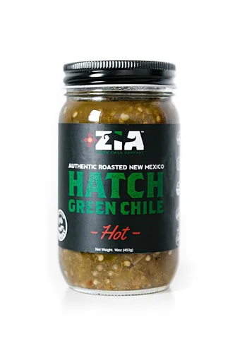Vista 2 de Zia Green Chile Company Original New Mexico Hatch Green Chile - Deliciosos pimientos verdes tostados a la llama, pelados y cortados en cubitos