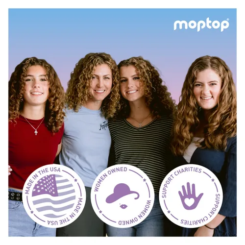 Vista 7 de MopTop Acondicionador sin enjuague para cabello natural, fino, grueso, ondulado, rizado y rizado natural, hidratante antiencrespamiento