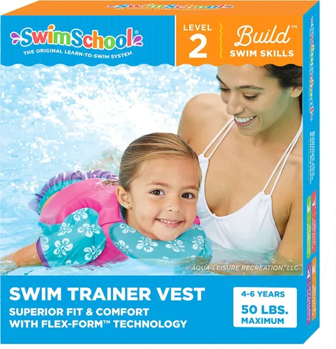 Vista 14 de SwimSchool Chalecos de Entrenamiento de Natación para Niños para Niños Pequeños de 2 a 6 Años – Niños/Niñas – Varios Colores/Estilos – Flotadores