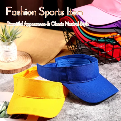 Vista 7 de Silkfly 36 Pack Sun Visor Hats Adjustable Sports Athletic hat UV Protection Sun Visor Cap for Men Women Tennis Running Golf