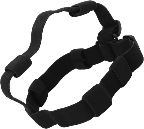 Vista 5 de Fydun Diadema de linternas, diadema de linterna negra, banda para faro, correa para faro, banda elástica, herramientas al aire libre