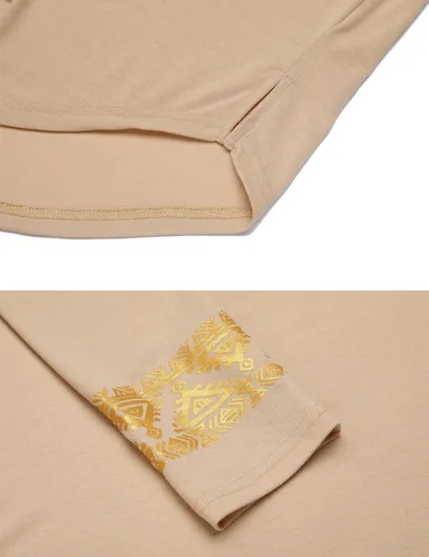 Vista 5 de Pacinoble - Camisa de manga larga para hombre con diseño africano, Dashiki, ajuste estrecho