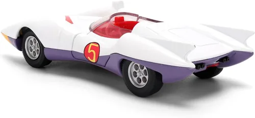 Vista 6 de Jada Mach 5 Speed Racer, juguetes blancos 35882-escala 1/32 modelo de auto fundido a presión
