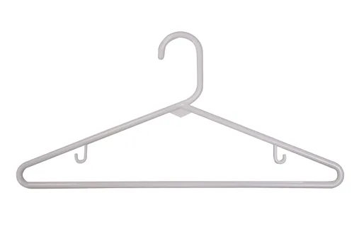 Vista 8 de Nahanco Perchas de plástico para ropa, negro, paquete de 24 (TBBHU)
