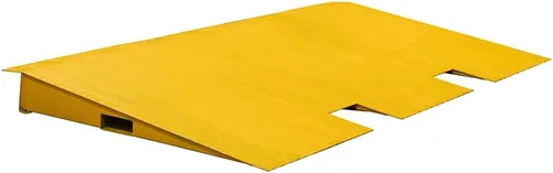 Vista 7 de Rampas de carga de contenedores de envío resistentes de 49 x 86 pulgadas, capacidad de 14,000 libras, rampa de contenedor de carga compatible