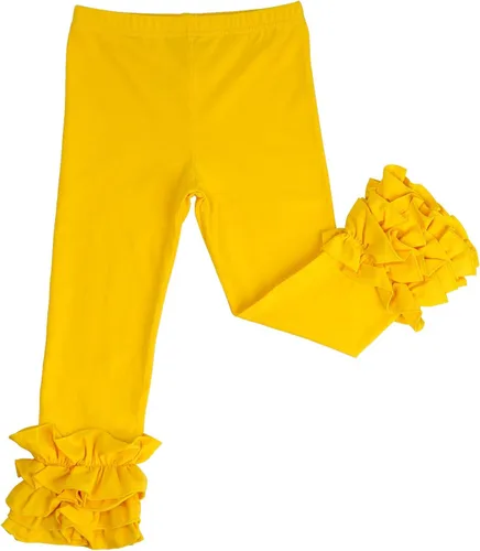 Vista 59 de HOOLCHEAN Leggings de algodón con volantes para bebés y niñas pequeñas