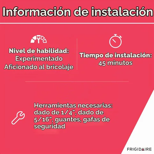 Vista 5 de Frigidaire 242303001 Kit de montaje de control de amortiguador de aire para refrigeradores, color blanco