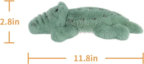 Vista 7 de Apricot Lamb Juguetes de peluche Mosstone Happy Crocodile de peluche, suave, perfecto para niños, 11.8 pulgadas