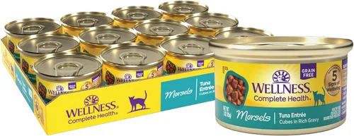 Vista 12 de Wellness Natural comida enlatada, para gatos, libre de granos, Anaranjado