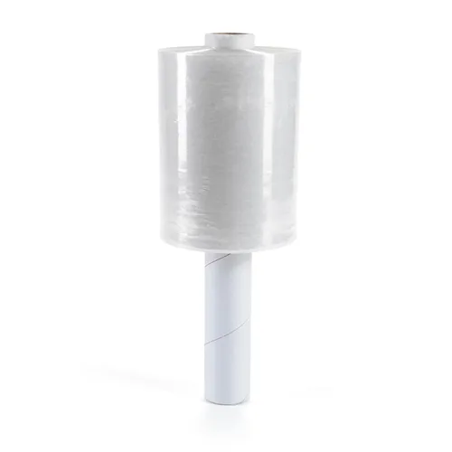 Vista 15 de IDL Packaging Mini rollo elástico de 5 pulgadas, 700 pies, calibre 120 (paquete de 1) con un mango de cartón extendido, envoltura de plástico
