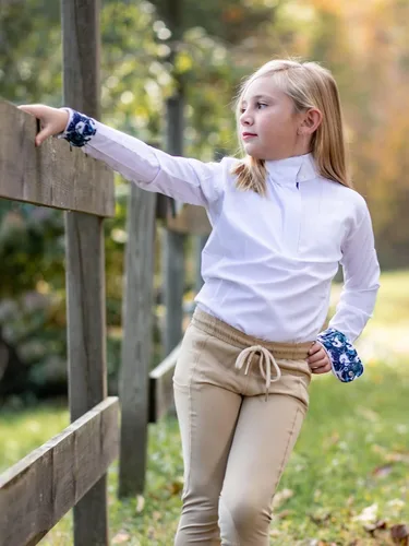 Vista 8 de Anni Lyn Sportswear Camisa Ventilated Show Niña - Manga Larga