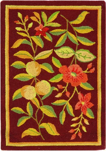 Vista 23 de SAFAVIEH Chelsea Collection - Alfombra decorativa de 1 pies 8 pulgadas x 2 pies 6 pulgadas, color negro, lana de campo francesa enganchada a mano