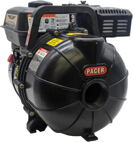Vista 2 de Pacer Bombas SE2PL E5.5 Bomba de transferencia de agua multiusos con entrada y salida de 2 pulgadas, 150 GPM