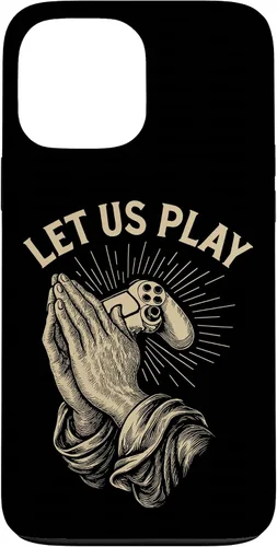 Vista 23 de Funny Gamer Prayer Pun Video Game Controller Retro Gaming Case for iPhone 16