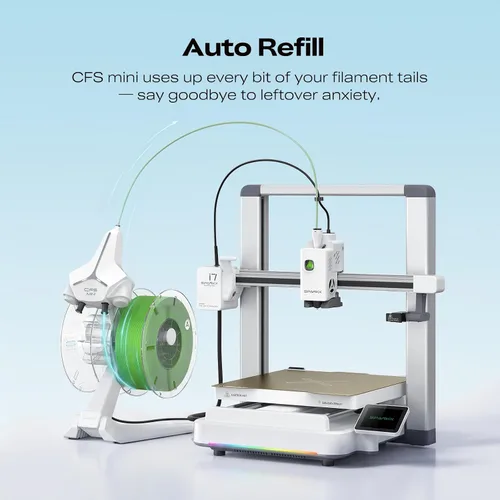 Vista 5 de Creality SPARKX i7 Impresora 3D con recarga automática de filamentos, monitoreo de cámara AI, nivelación automática, impresora 3D de alta velocidad