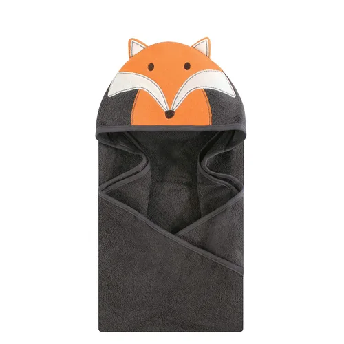 Vista 11 de Hudson Baby Toalla con capucha unisex de algodón con cara de animal para bebé, cocodrilo, talla única