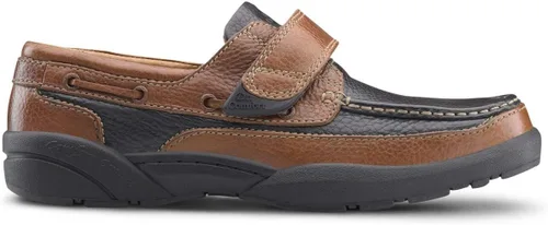 Vista 5 de Dr. Comfort Mike - Zapatos terapéuticos con cierre de velcro para hombre