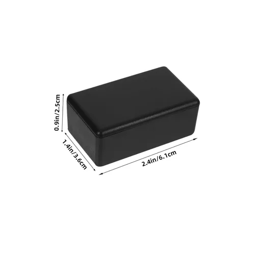 Vista 2 de DOITOOL Paquete de 5 cajas de plástico ABS para electrónica Cajas de proyectos pequeños, caja de conexiones 2.402x1.417x0.984 in Caja de proyectos