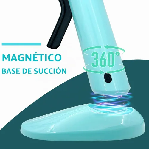 Vista 4 de Pistola de pegamento caliente inalámbrica, pistola de pegamento termofusible recargable de 2 Ah, batería incorporada, apagado inteligente, kit