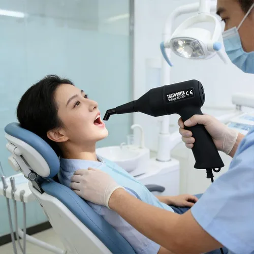 Vista 5 de Ortodoncia Oral Superdental Dientes Secadora de Dientes con 2 Puntas de Boquilla