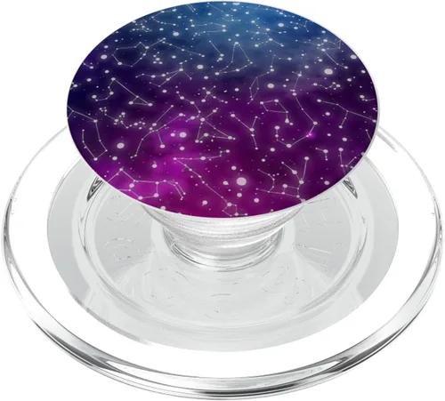 Vista 13 de Planets Universe Celestial Galaxy Star Constellation Space PopSockets PopGrip: agarre intercambiable para teléfonos y tabletas