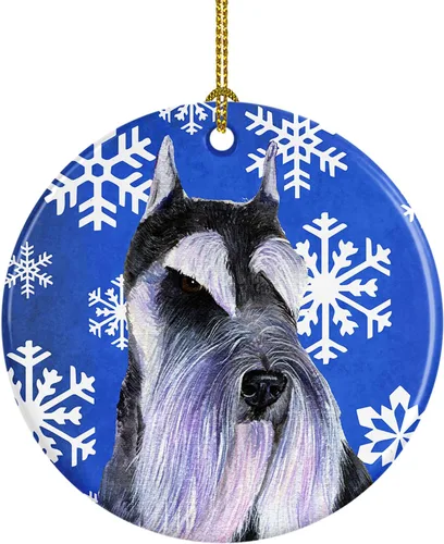 Vista 207 de Caroline's Treasures Cavalier Spaniel - Adorno de cerámica para colgar en el árbol de Navidad, para el hogar, Navidad, fiestas, regalo, 3 pulgadas