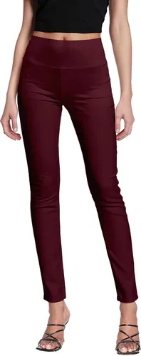 Vista 37 de Hybrid & Company Pantalón súper cómodo elástico con cintura elástica completa, estilo pull-on, de sarga Millennium Negro