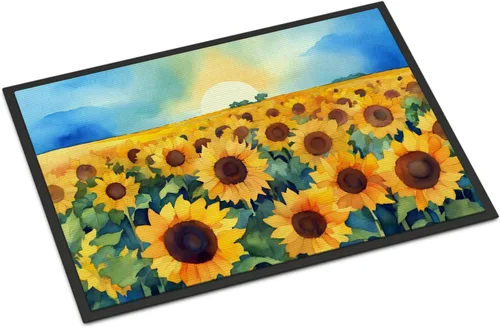 Vista 26 de Caroline's Treasures DAC1621MAT - Felpudo con diseño de camelia en acuarela de 18 x 27 pulgadas, tapete para puerta delantera, para interiores