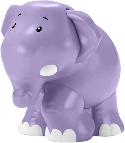 Vista 3 de Pieza de repuesto para Fisher-Price Little People Noah's Ark Playset – HNG03 ~ Figura de elefante púrpura de repuesto ~ Funciona con otros