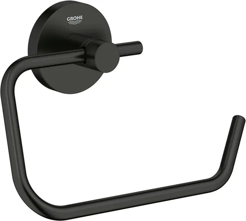 Vista 13 de GROHE 40689001 Essentials - Soporte para papel higiénico montado en la pared, color cromado Starlight