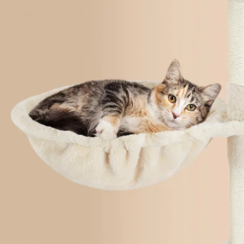 Vista 9 de Yaheetech - Árbol para gatos grandes de 64.5 pulgadas con 2 condominios, 2 perchas
