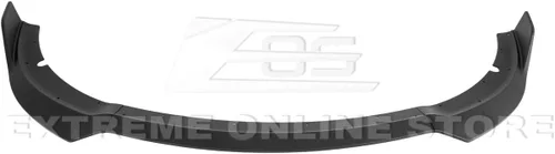 Vista 7 de Repuesto para Dodge Charger 2015 SRT Style 3 piezas parachoques delantero inferior divisor de labio (plástico ABS - negro plano)
