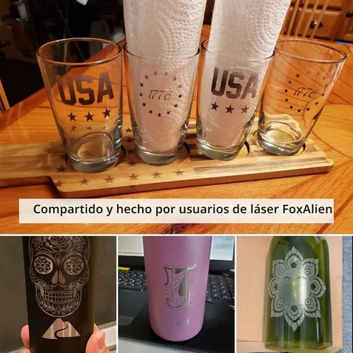 Vista 5 de FoxAlien Módulo de grabado de rodillos rotatorios de eje Y R42