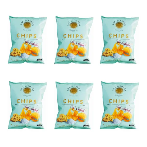 Vista 3 de Sal de Ibiza Salt & Vinegar Potato Chips – 4.4 oz (1-Pack)