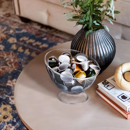 Vista 4 de MOLFUJ Soporte para cápsulas de café, plástico transparente para tazas K, soportes para cápsulas de café expreso para mostrador pequeño