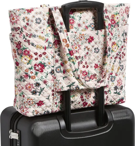 Vista 4 de Vera Bradley Bolsa de algodón de lujo Vera