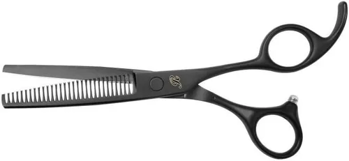 Vista 4 de Tijeras patentadas de alta calidad para cortar el cabello y tijeras de adelgazamiento – Kit profesional de tijeras de peluquería para mujeres