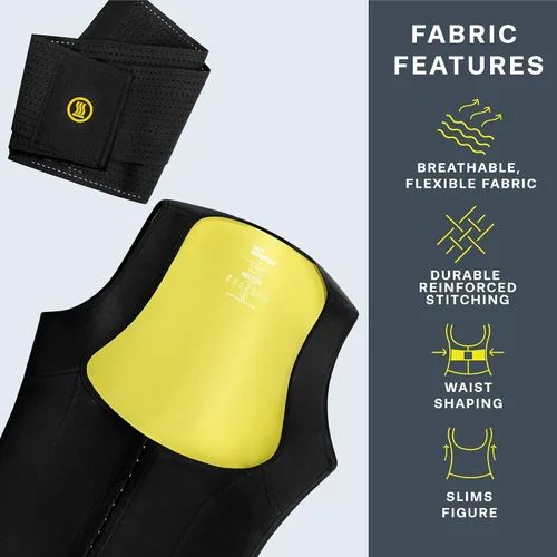 Vista 4 de HOT SHAPERS Cami - Chaleco de cintura caliente con entrenador de cintura para mujer