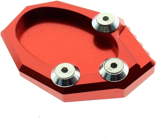 Vista 37 de Krace Soporte lateral para motocicleta, placa de ampliación de pie lateral, almohadilla de extensión para Yamaha YZF R1 2009-2016