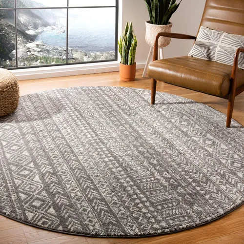Vista 3 de SAFAVIEH Tulum Collection - Alfombra decorativa de 2 x 5 pies, diseño marroquí bohemio envejecido, no desprende pelusa y de fácil cuidado, ideal
