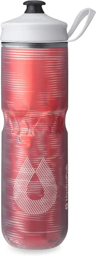 Vista 9 de HydraPak Botella Polar - Botella de agua deportiva Polar aislada - Libre de BPA, botella flexible deportiva y para bicicleta con asa