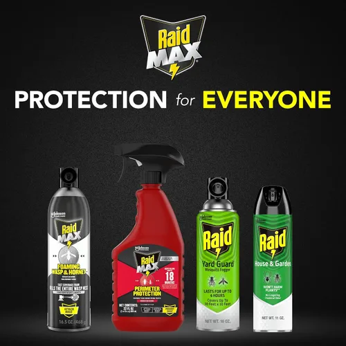 Vista 9 de Raid MAX Espray espumoso para avispas y avispones insectos, 16.5 onzas
