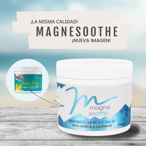 Vista 2 de MagneSoothe - Bálsamo corporal tópico de magnesio, tarro de 2 onzas