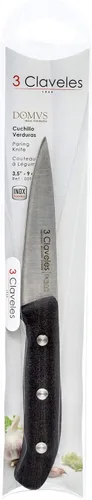 Vista 2 de 3 CLAVELES CUCHILLO VERDURAS DOMVS 9 cm-3.5" E 3C 00950, Acero Inoxidable, Mango Polipropileno